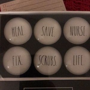 Rae Dunn “Nurse” Magnet + Notepad Set